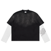 Mertra Longsleeve Black / White